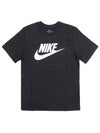 Futura Icon Short Sleeve T-Shirt Black - NIKE - BALAAN 3