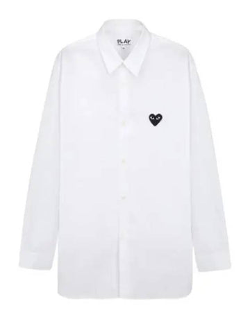 AX B004 051 2 P1B004 AZ Black Heart Waffen Shirt Men s Long Sleeve - COMME DES GARCONS - BALAAN 1