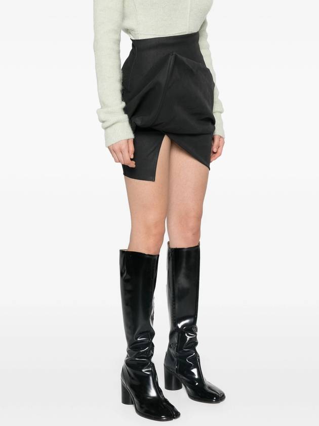 draped mini skirt - RICK OWENS - BALAAN 3