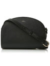 Women's Demil Lune Half Moon Shoulder Cross Bag Black - A.P.C. - BALAAN 2