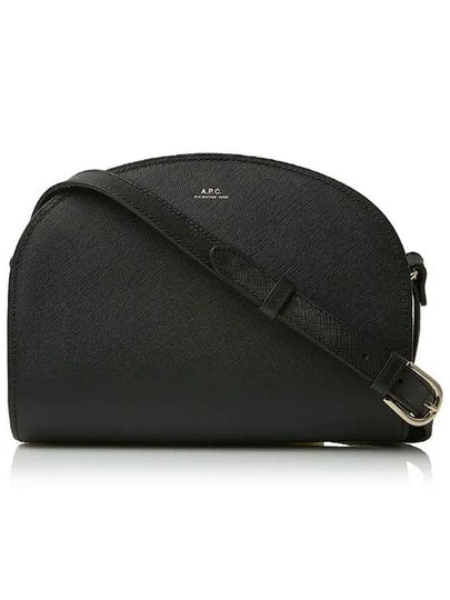 Women's Demil Lune Half Moon Shoulder Cross Bag Black - A.P.C. - BALAAN 2