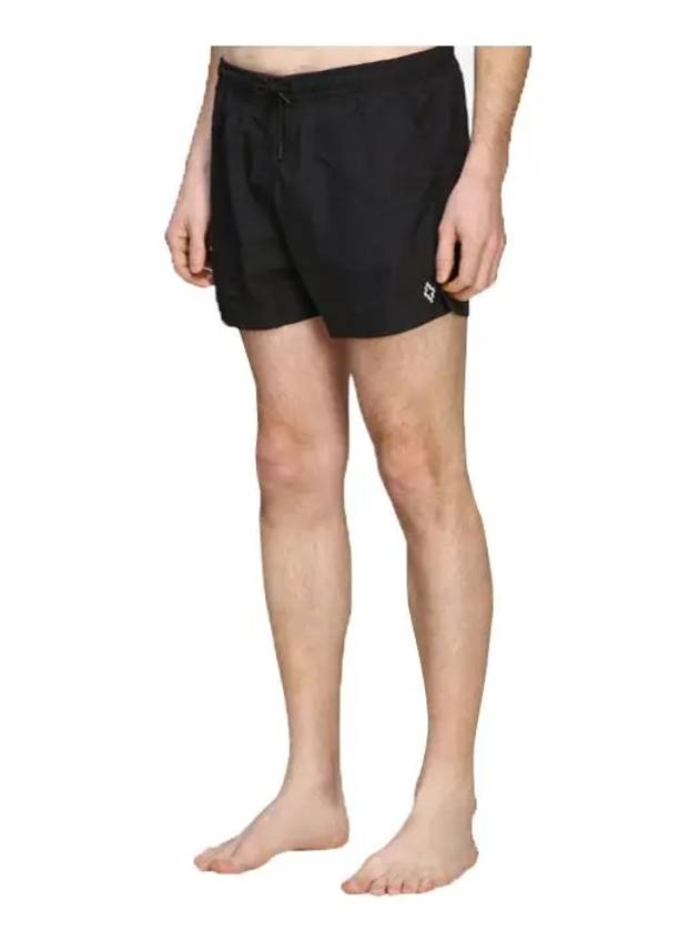 cross swim shorts black - MARCELO BURLON - BALAAN.