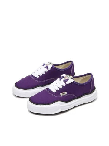 Baker OG Sole Canvas Low Top Sneakers Purple - MIHARA YASUHIRO - BALAAN 1