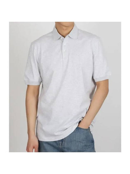 Short Sleeve Polo Shirt White - BRUNELLO CUCINELLI - BALAAN 1