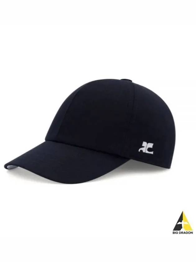 Embroidered Logo Ball Cap Black - COURREGES - BALAAN 2