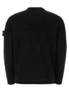 Raw Hand Cotton Crewneck Knit Top Black - STONE ISLAND - BALAAN 4