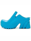 Rubber Flash Platform Sandal Heels Blue - BOTTEGA VENETA - BALAAN 2