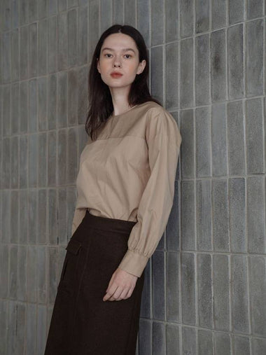 Tina Essential Shirt Beige - YOUNESS - BALAAN 1