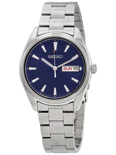 Seiko Quartz Blue Dial Stainless Steel Men's Watch SUR341P1 - SEIKO - BALAAN 1