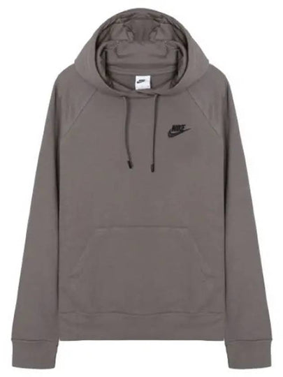 Women's Essential Fleece Hoodie Grey - NIKE - BALAAN 2