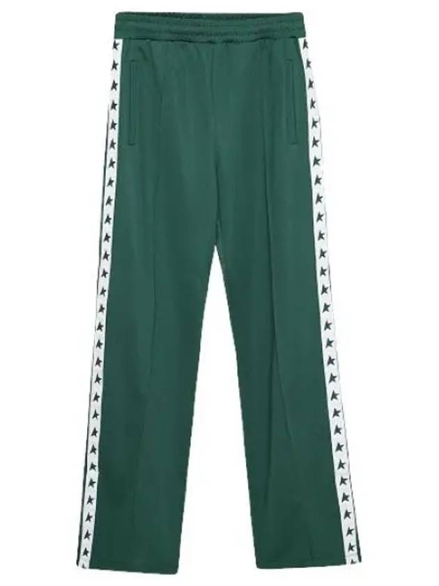 Side Star Logo Track Pants Green - GOLDEN GOOSE - BALAAN 2