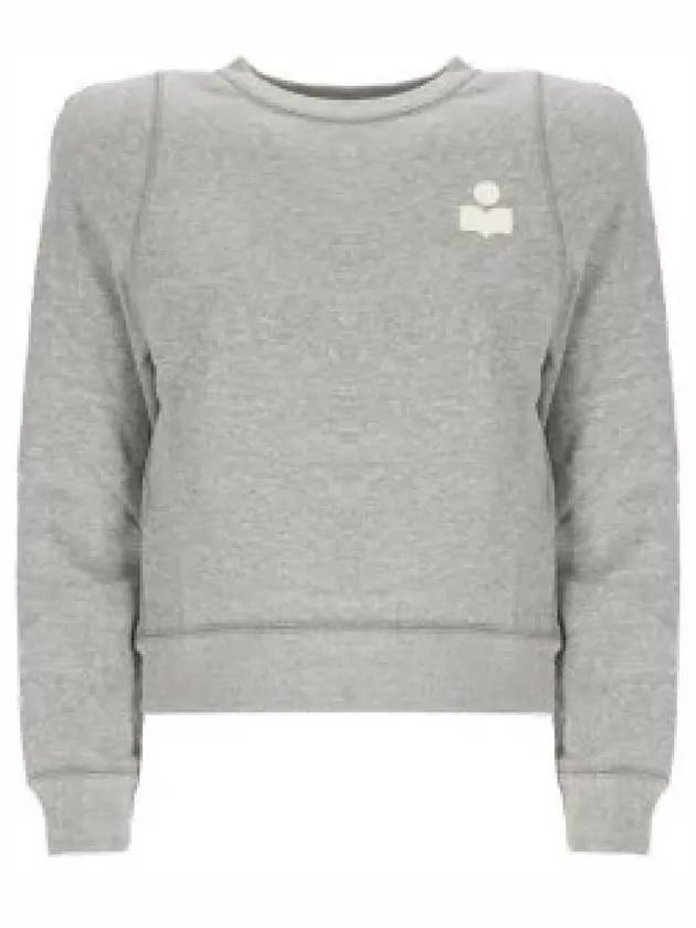 PrissaLogo Print Sweatshirt Grey - ISABEL MARANT - BALAAN 2