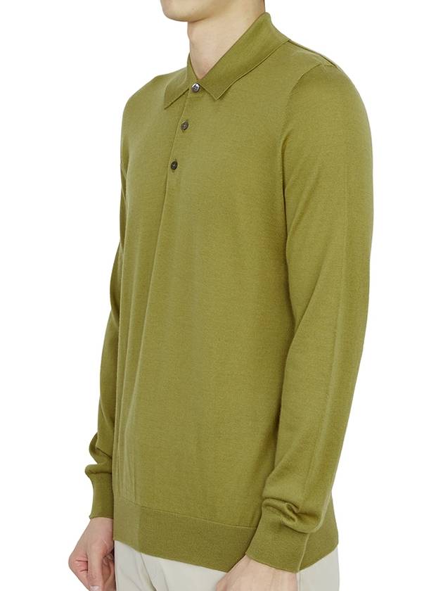 Knit PK Shirt Green - JOHNSTONS OF ELGIN - BALAAN 3