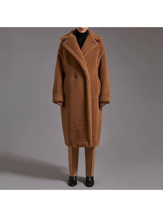 Teddy Bear Icon Single Coat Camel - MAX MARA - BALAAN 3