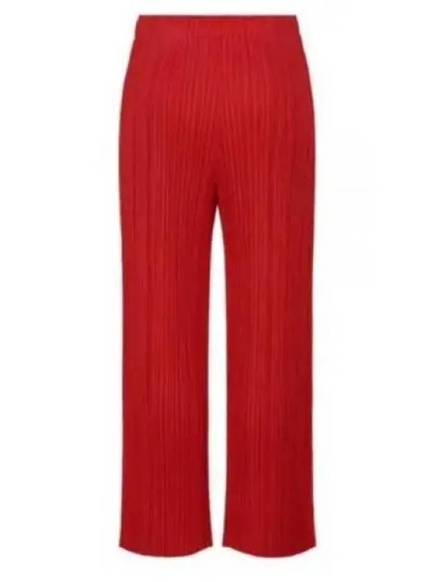 Thicker Bottoms 1 Wide Pants Red - ISSEY MIYAKE - BALAAN 2