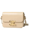 Teen Triomphe Shiny Calfskin Cross Bag Nude Light Beige - CELINE - BALAAN 2