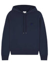 Bold Fox Head Patch Oversize Hoodie Navy - MAISON KITSUNE - BALAAN 2