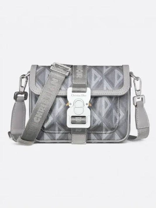 CD Diamond Canvas Hit The Road Mini Bag Grey - DIOR - BALAAN 2