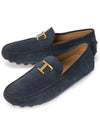 Timeless Gommino Suede Driving Shoes Navy - TOD'S - BALAAN 2