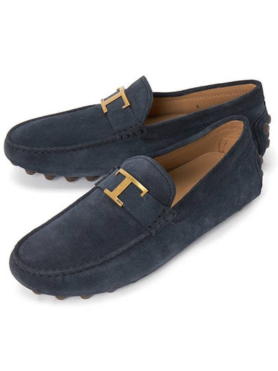 Timeless Gommino Suede Driving Shoes Navy - TOD'S - BALAAN 2