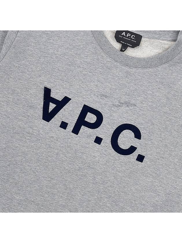 VPC Logo Crew Neck Sweatshirt Grey - A.P.C. - BALAAN 7