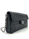 Patent chocolate bar baguette bag shoulder - CHANEL - BALAAN 4