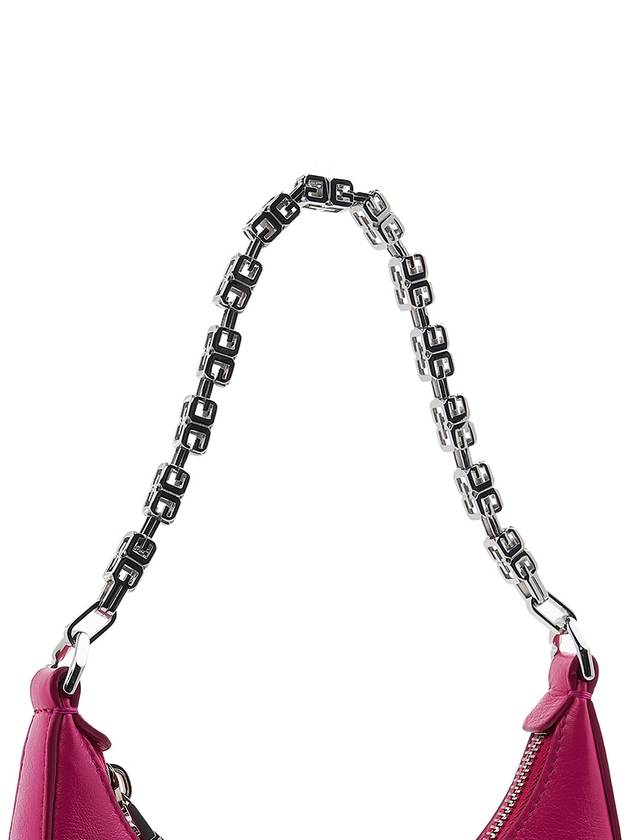 Moon Cut-out Chain Small Shoulder Bag Pink - GIVENCHY - BALAAN 9