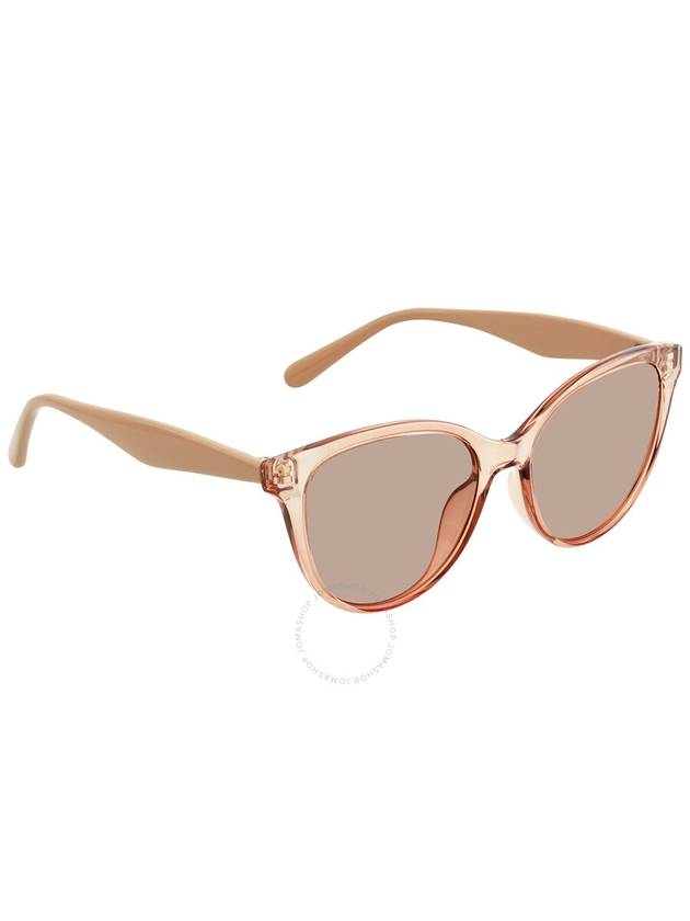 Round Gradient Cat-Eye Sunglasses Beige - SALVATORE FERRAGAMO - BALAAN 4