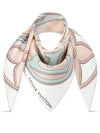 LV Duality Square 90 Scarf Beige - LOUIS VUITTON - BALAAN 3