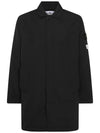 Micro Twill Single Coat Black - STONE ISLAND - BALAAN 1