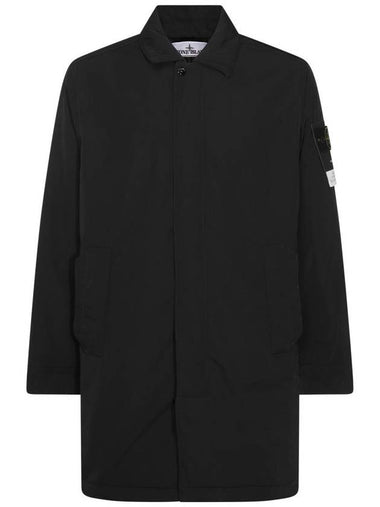 Micro Twill Single Coat Black - STONE ISLAND - BALAAN 1