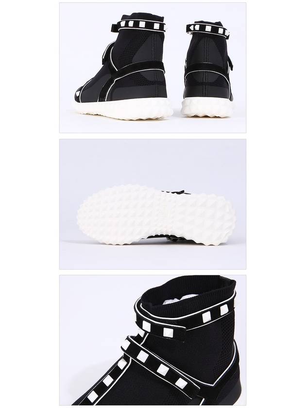 S Rockstud High Top Sneakers PW2S0F81 FTI 0VP - VALENTINO - BALAAN 6