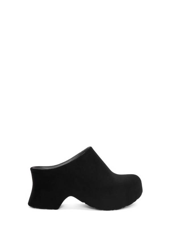 Terra Foam Clog Flocked Rubber Slip-Ons Black - LOEWE - BALAAN 2