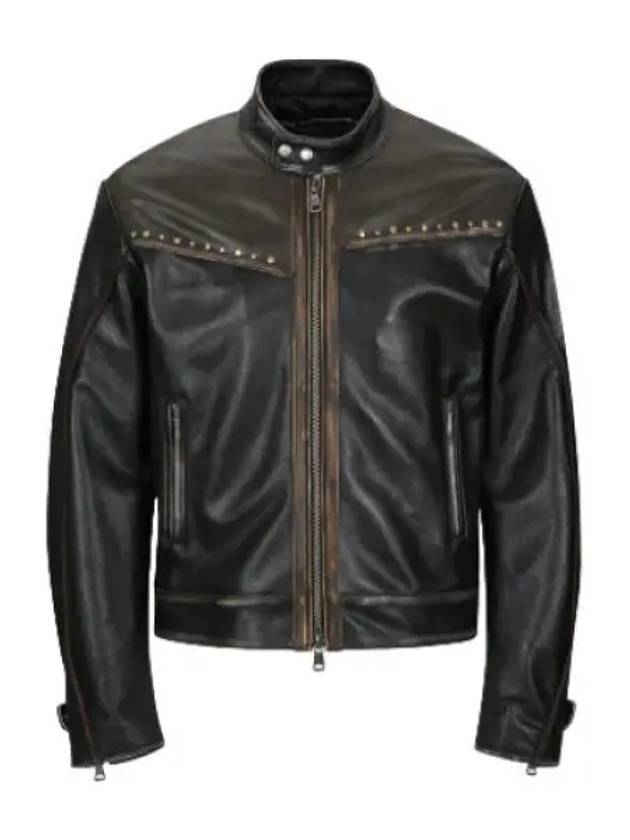 rider leather jacket - ANDERSSON BELL - BALAAN 1