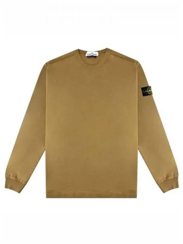 731564450 V0071 Wappen Long Sleeve T Shirt Brown Men s TLS 270357 - STONE ISLAND - BALAAN 1