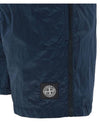 Logo Patch Nylon Metal Swim Shorts Avio Blue - STONE ISLAND - BALAAN 6