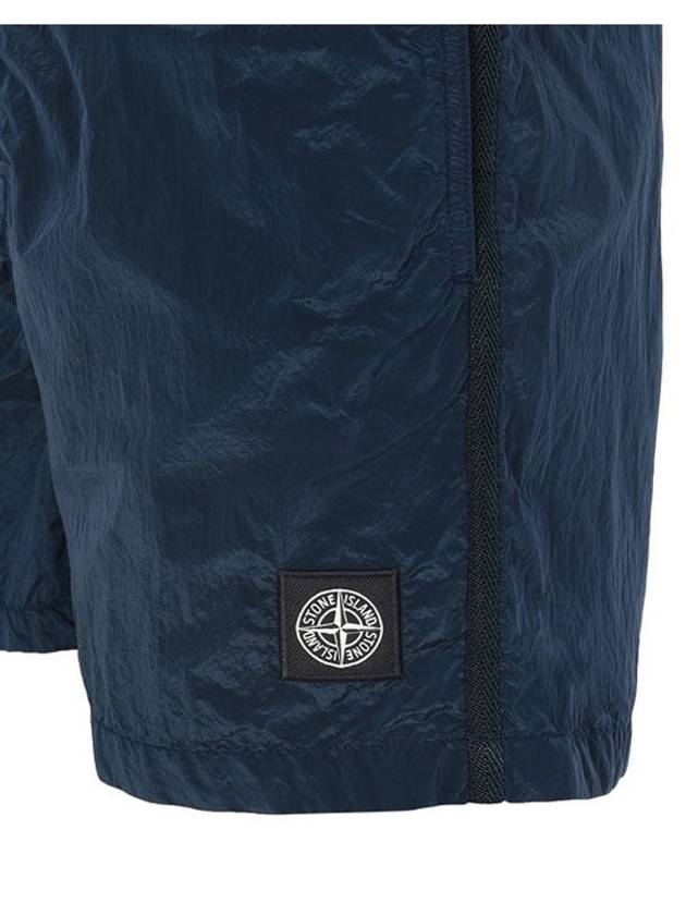 Logo Patch Nylon Metal Swim Shorts Avio Blue - STONE ISLAND - BALAAN 6