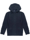 ANIME Wool Cashmere Hooded Sweater Navy ANIME 010 - MAX MARA - BALAAN 2