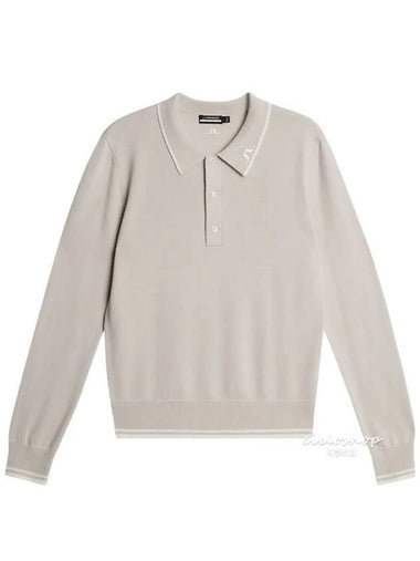 MIMMI Wool Cashmere Knit Women s Golf Sweater Moonbeam GWKW11737 - J.LINDEBERG - BALAAN 1