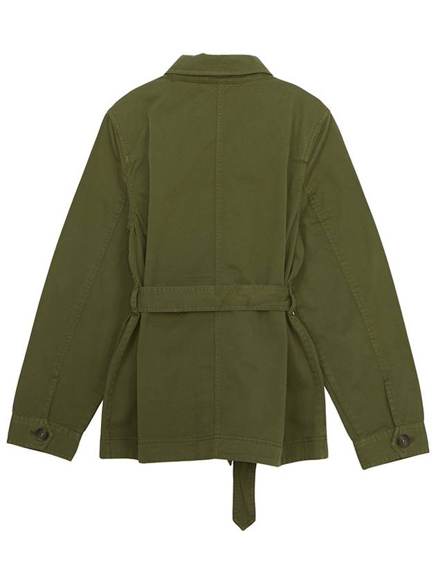 Tilly Belted Military Jacket Green - BARBOUR - BALAAN 3