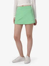 Serif Logo A-Line Skirt Green - SPORTY & RICH - BALAAN 2