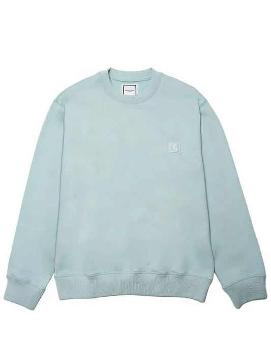 Men's Back Logo Printing Crew Neck Sweatshirt Sweatshirt Mint W233TS27717M - WOOYOUNGMI - BALAAN 1