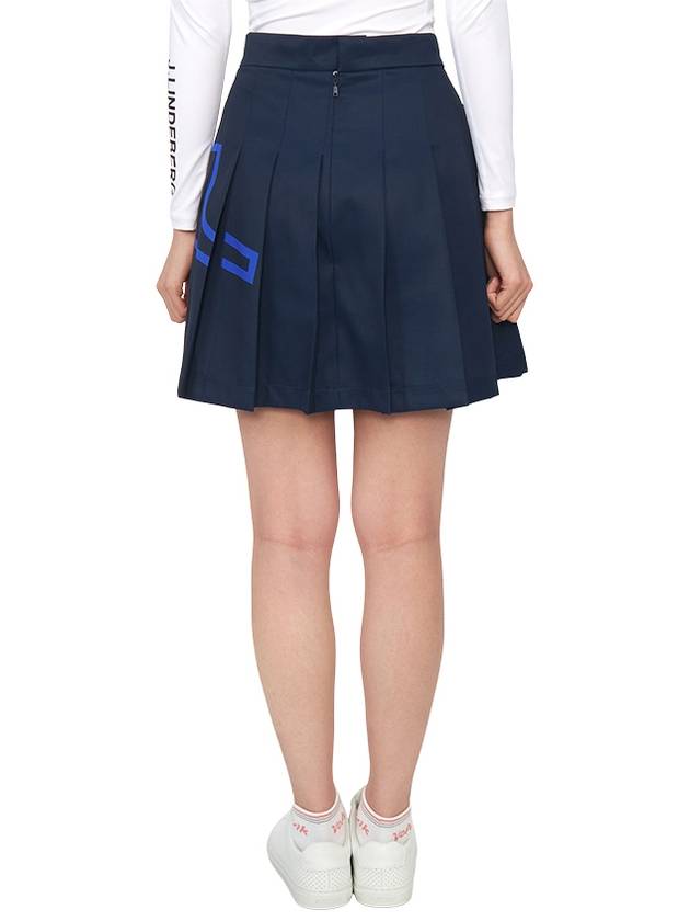 Naomi Pleated Skirt Navy - J.LINDEBERG - BALAAN 4