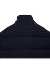 Double Breasted Padded Coat Navy - BRUNELLO CUCINELLI - BALAAN 9