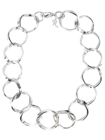 LINKED RINGS NECKLACE - RAF SIMONS - BALAAN 1