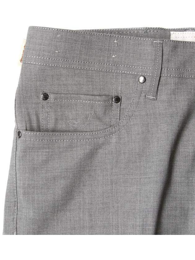 688 Comfort Wool Gray Pants - JACOB COHEN - BALAAN 4