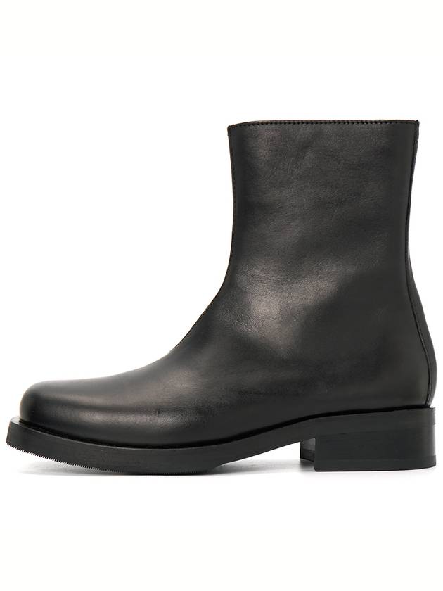 Camion Black Leather Zipper Ankle Boots - OUR LEGACY - BALAAN 5