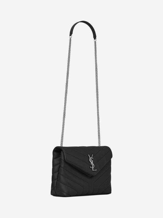 Matelasse Lulu Quilted Small Shoulder Bag Black - SAINT LAURENT - BALAAN 3