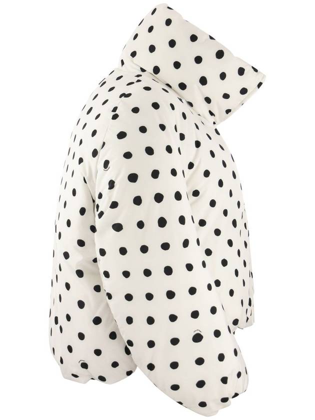 Polka Dot Puffer Padding White - MARNI - BALAAN 4