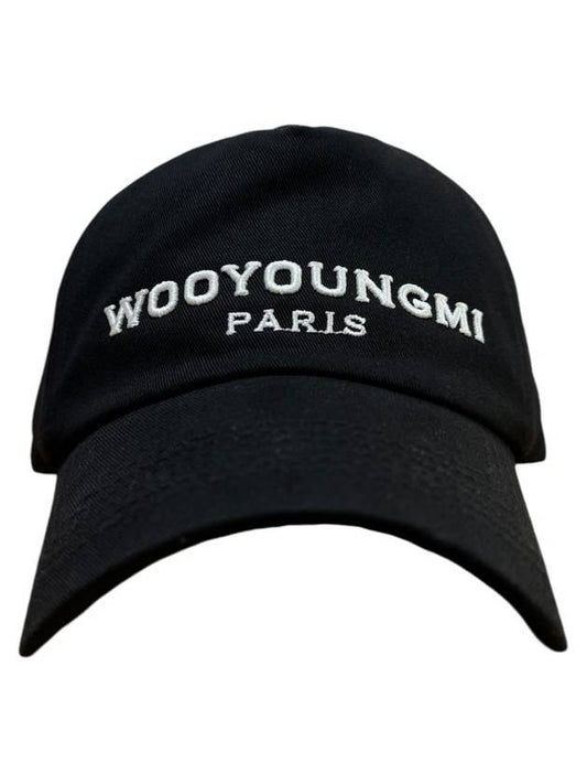 Embroidered Embroidery Ball Cap Black W243AC52661B - WOOYOUNGMI - BALAAN 1